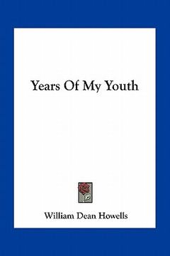 portada years of my youth (in English)