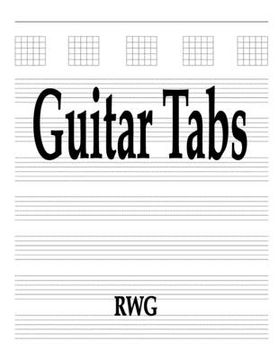 portada Guitar Tabs: 100 Pages 8.5" X 11" (en Inglés)