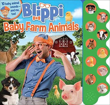 portada Blippi Baby Farm Animals (in English)