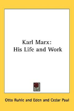 portada karl marx: his life and work (en Inglés)