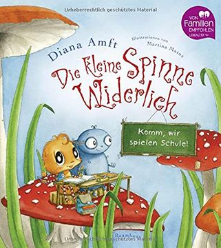 portada Die Kleine Spinne Widerlich - Komm, wir Spielen Schule! Band 5 (en Alemán)