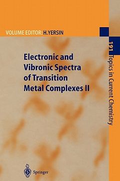 portada electronic and vibronic spectra of transition metal complexes ii (en Inglés)