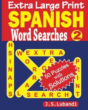 portada Extra Large Print Spanish Word Searches 2: Volume 2