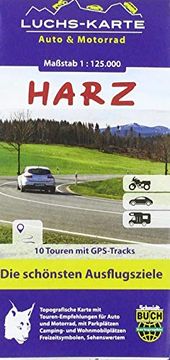 portada Luchskarte Harz Auto & Motorrad 1: 125 000 (en Alemán)