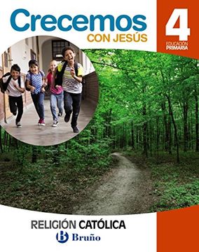 portada Religión católica Crecemos con Jesús 4 Primaria