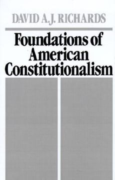 portada foundations of american constitutionalism (in English)