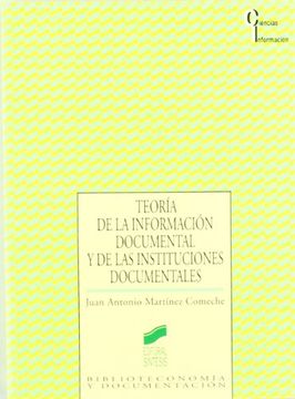 portada Teoría de la Información Documental y de las Instituciones Documentales