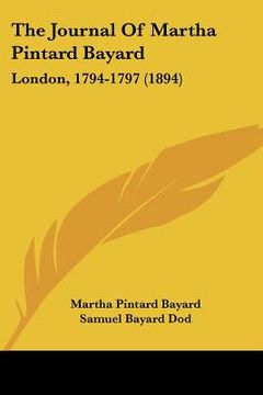 portada the journal of martha pintard bayard: london, 1794-1797 (1894)