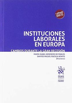 portada Instituciones Laborales en Europa (Enfoque Laboral)