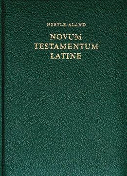 portada Novum Testamentum Latine (en Latin)