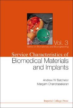 portada Service Characteristics of Biomedical Materials and Implants (en Inglés)