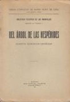 portada Del árbol de las hespérides (Cuentos tesóficos españoles)
