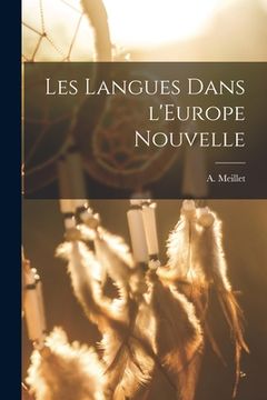 portada Les langues dans l'Europe nouvelle