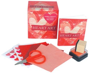 portada Heart Art: Paper, Stencils, Stamp, and More! (Mega Mini Kits) (en Inglés)