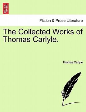 portada the collected works of thomas carlyle. (en Inglés)