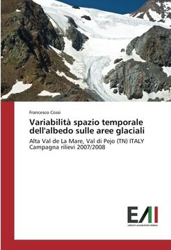 portada Variabilità spazio temporale dell'albedo sulle aree glaciali: Alta Val de La Mare, Val di Pejo (TN) ITALY Campagna rilievi 2007/2008 (Italian Edition)