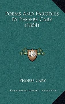portada poems and parodies by phoebe cary (1854)