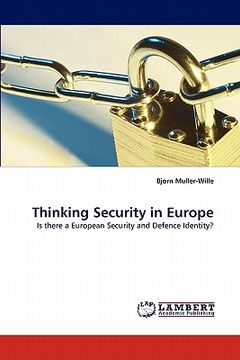 portada thinking security in europe (en Inglés)