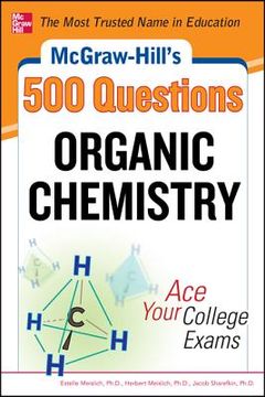 portada mcgraw-hill`s 500 organic chemistry questions (en Inglés)