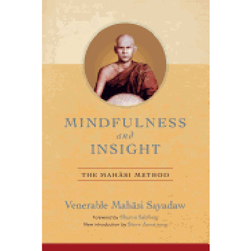 portada Mindfulness and Insight: The Mahasi Method (en Inglés)
