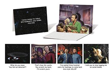 portada Star Trek Pop-Up Notecards: 10 Notecards and Envelopes (en Inglés)