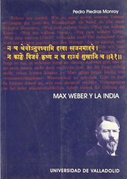 portada Max Weber y la India