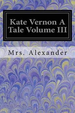 portada Kate Vernon A Tale Volume III (en Inglés)