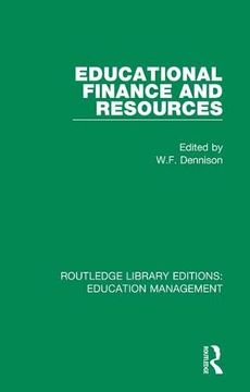 portada Educational Finance and Resources (Routledge Library Editions: Education Management) (en Inglés)