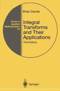portada Integral Transforms and Their Applications (Texts in Applied Mathematics) (en Inglés)