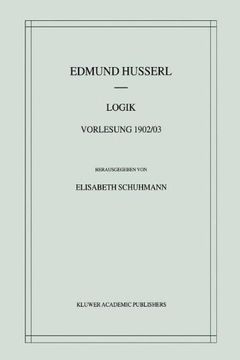 portada Logik: Vorlesung 1902 (en Alemán)