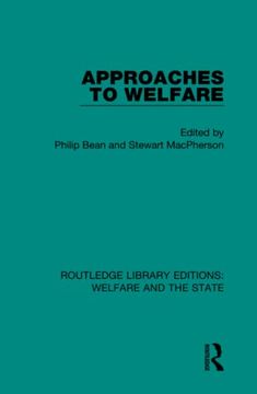 portada Approaches to Welfare (Routledge Library Editions: Welfare and the State) (en Inglés)