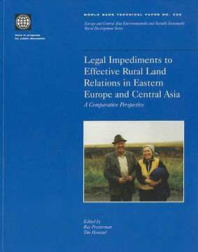 portada legal impediments to effective rural land relations in eca countries: a comparative perspective (en Inglés)