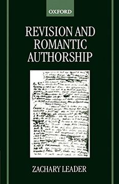 portada Revision and Romantic Authorship (en Inglés)