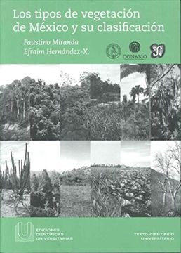 portada Los Tipos de Vegetacion de Mexico y su Clasificacion. Edicion Conmemorativa