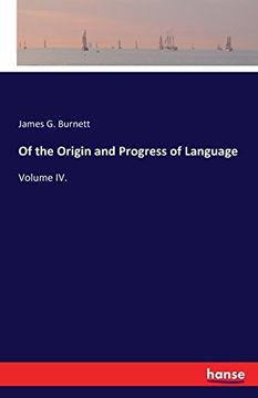 portada Of the Origin and Progress of Language
