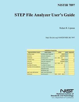 portada Nistir 7897: STEP File Analyzer User's Guide (en Inglés)