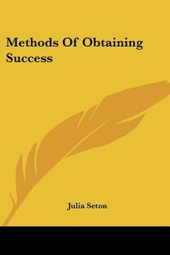 portada methods of obtaining success (en Inglés)