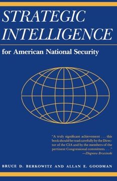 portada Strategic Intelligence for American National Security (en Inglés)