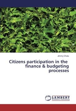 portada Citizens participation in the finance & budgeting processes