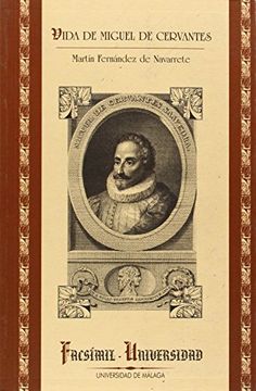 portada vida de miguel de cervantes saavedra, escrita e ilustrada