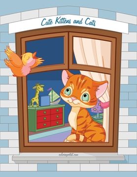 portada Cute Kittens and Cats Coloring Book 1, 2 & 3 (en Inglés)