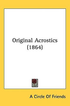 portada original acrostics (1864) (en Inglés)