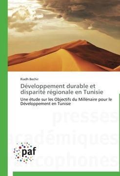 portada Développement durable et disparité régionale en Tunisie