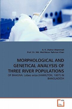 portada morphological and genetical analysis of three river populations (en Inglés)