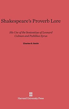 portada Shakespeare's Proverb Lore (en Inglés)