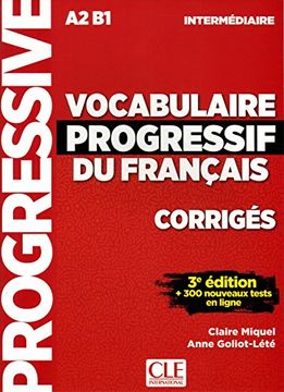 portada Vocabulaire progressif du francais - Nouvelle edition: Corriges intermed