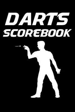 portada Darts Scorebook: 6x9 darts scorekeeper with checkout chart and 100 scorecards