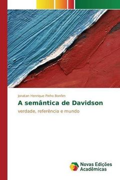 portada A semântica de Davidson: verdade, referência e mundo (Portuguese Edition)