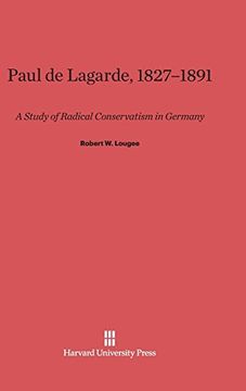 portada Paul de Lagarde, 1827-1891 (en Inglés)