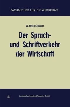 portada Der Sprach- und Schriftverkehr der Wirtschaft (Fachbücher für die Wirtschaft) (German Edition)